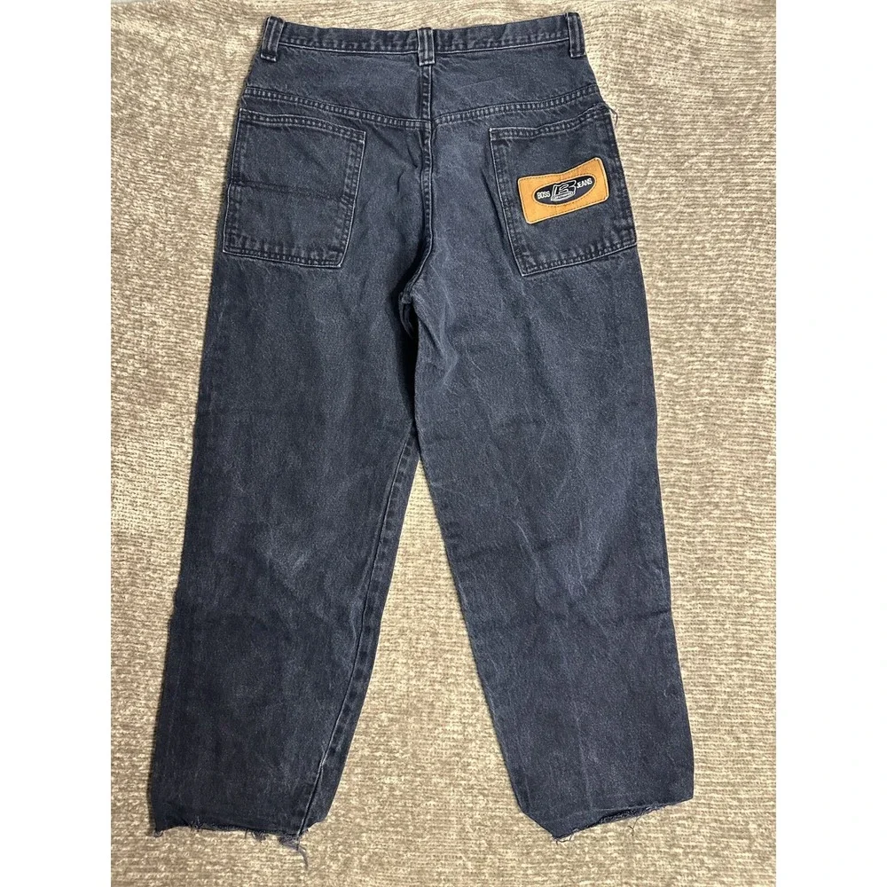 Vintage Boss Jeans Carpenter Mens 34 Baggy Skater 90s Y2K Grunge Hip Hop Blue